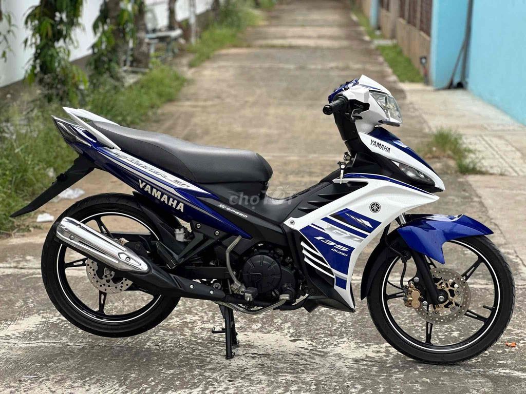 Yamaha Exciter 135 2014 Trắng Xanh Đen. Mua bán Xe máy tại Huyện Thạnh Phú Bến Tre được đăng bởi XE MÁY MINH TÂN hình 2