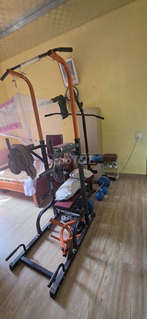 Giàn tạ đa năng Đen, Cam tập luyện toàn thân. Mua bán Đồ thể thao, Dã ngoại tại Huyện Phú Xuyên Hà Nội được đăng bởi Quân hình 1