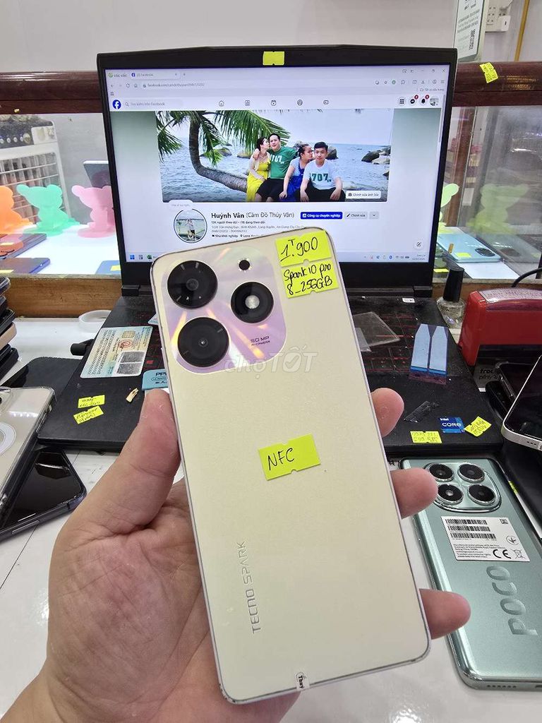 Tecno Spark 10 Pro - 8/256GB. Mua bán Điện thoại tại Thành phố Long Xuyên An Giang được đăng bởi Facebook Cầm Đồ Thúy Vân hình 1