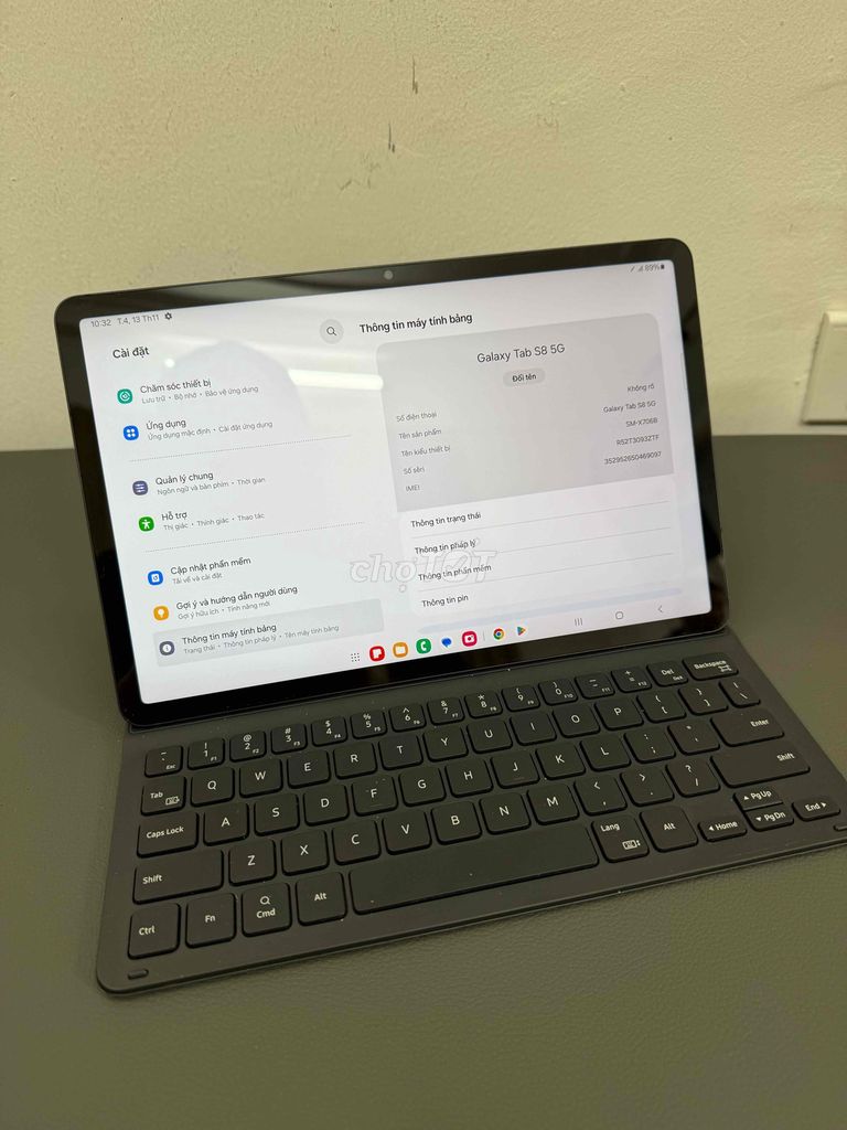 Samsung Tab S8 5G còn rất đẹp