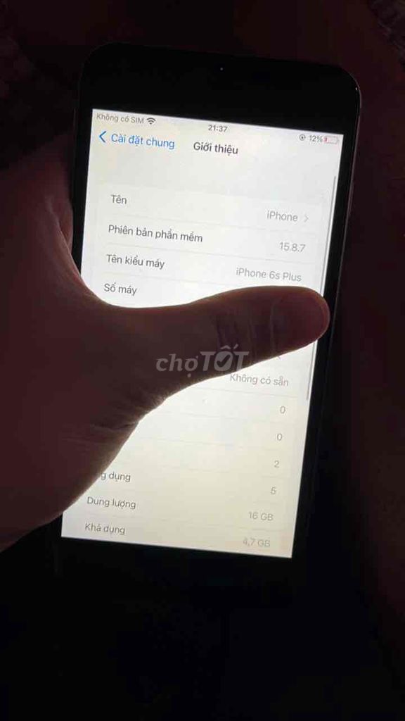 Apple iPhone 6s Plus 16GB Bạc. Mua bán Điện thoại tại Thành phố Dĩ An Bình Dương được đăng bởi Bùi Minh Thành hình 1