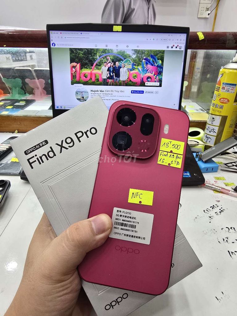 Oppo Find X9 Pro 16gb/1TB Đỏ 2 sim. Mua bán Điện thoại tại Thành phố Long Xuyên An Giang được đăng bởi Facebook Cầm Đồ Thúy Vân hình 1