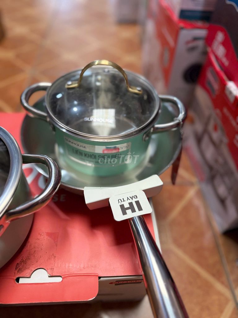 BỘ NỒI CHẢO INOX 304 ĐÁY LIỀN SUNHOUSE MAMA SHG809. Mua bán Dụng cụ nhà bếp tại Huyện Bình Chánh Tp Hồ Chí Minh được đăng bởi GIA PHÁT ĐIỆN MÁY SỈ LẺ hình 2