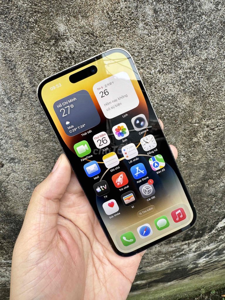 Iphone 14Pro Gold 128gb Zin Áp Pin 90%🍏. Mua bán Điện thoại tại Thành phố Sa Đéc Đồng Tháp được đăng bởi Tâm hình 1