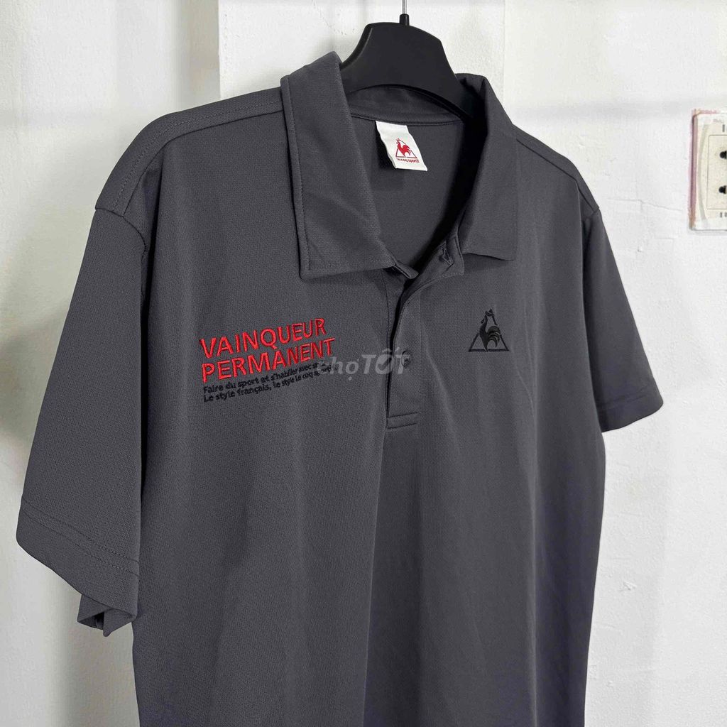 Áo thun Polo Lecoq Nam Xám. Mua bán Quần áo tại Quận Bình Thạnh Tp Hồ Chí Minh được đăng bởi Sơn bán đồ Secondhand  hình 2