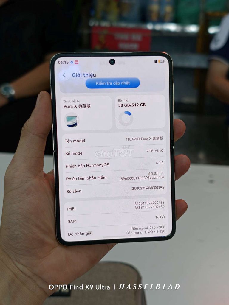 Huawei Pura X 16GB/512GB. Mua bán Điện thoại tại Quận Ba Đình Hà Nội được đăng bởi Nguyễn Thanh Sơn hình 1