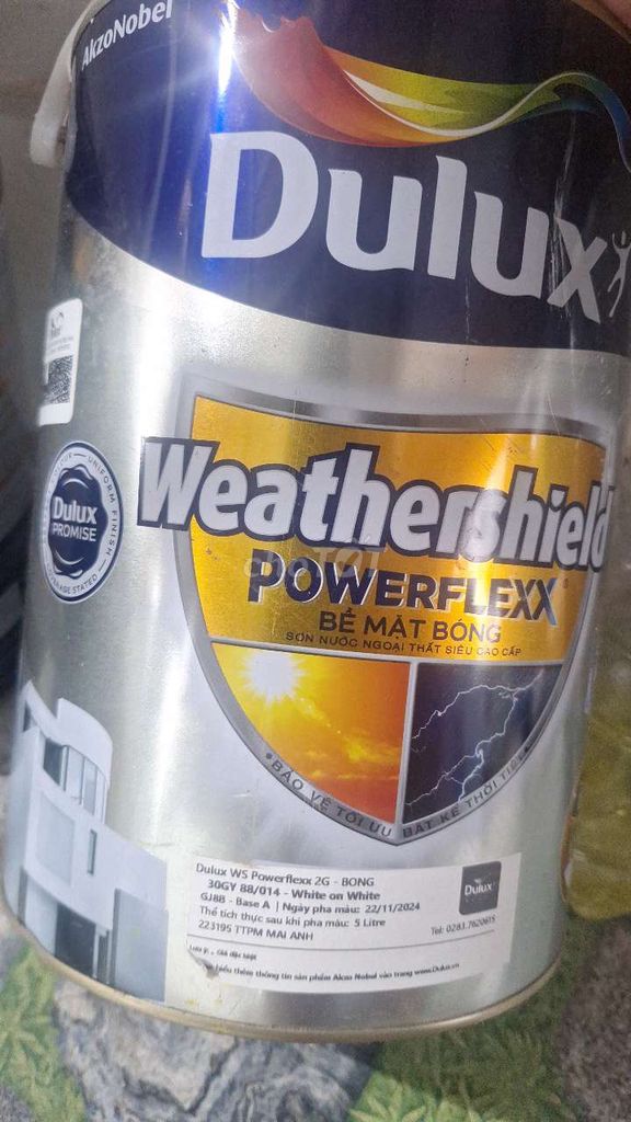 Sơn nước Dulux Weathershield Powerflexx. Mua bán Đồ chuyên dụng, Giống nuôi trồng tại Huyện Mỏ Cày Bắc Bến Tre được đăng bởi Huỳnh Thế Ngọc hình 1
