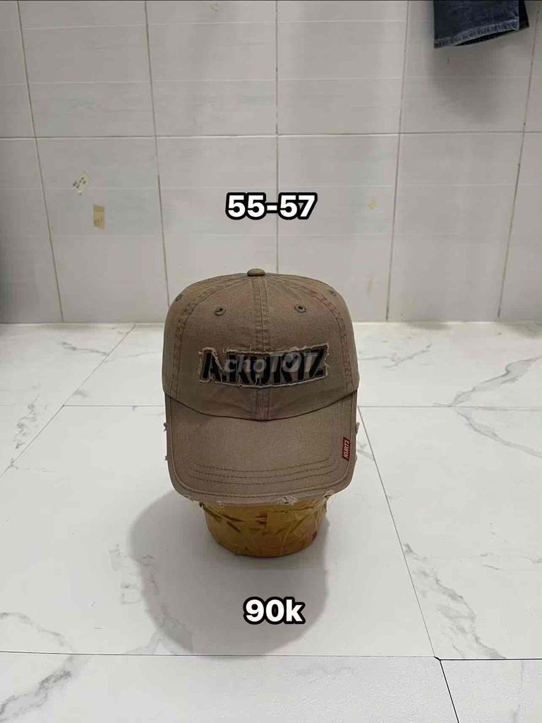 Nón lưỡi trai A.KURTZ Cotton Nâu Unisex 55-57. Mua bán Phụ kiện thời trang khác tại Quận 8 Tp Hồ Chí Minh được đăng bởi Đỗ Ngọc áo khoác si Hàn tuyển  hình 1