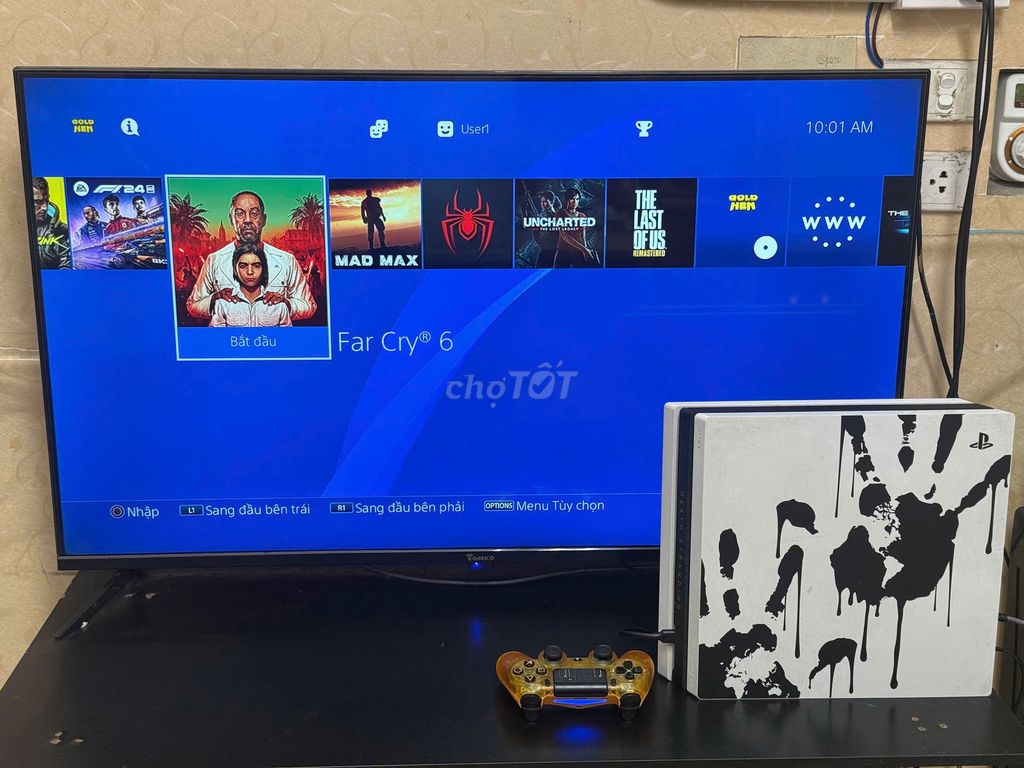 Sony PS4 Pro 1TB Limited Edition DEATH STRANDING. Mua bán Thiết bị chơi game tại Quận Đống Đa Hà Nội được đăng bởi NHẬT LỆ CAMERA hình 1