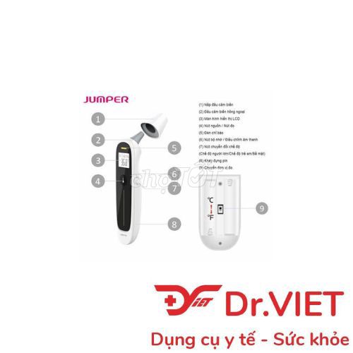 Nhiệt kế hồng ngoại JPD-FR302. Mua bán Nội thất, đồ gia dụng khác tại Quận 12 Tp Hồ Chí Minh được đăng bởi CÔNG TY Y KHOA DR VIỆT hình 1