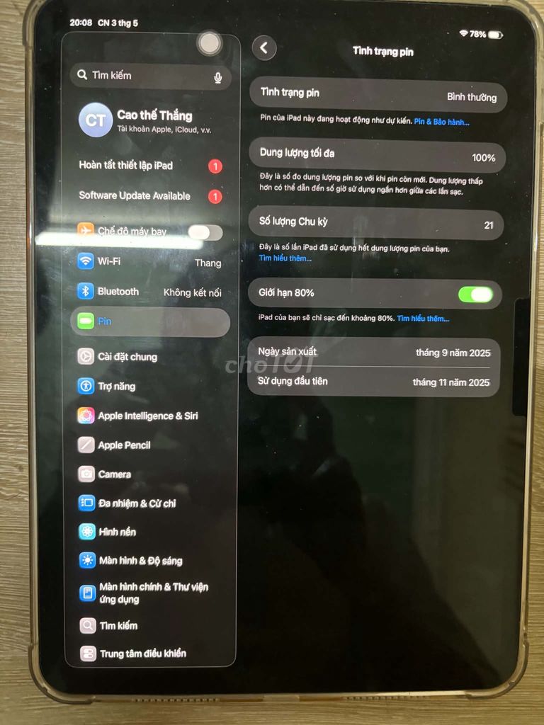 Apple iPad Pro M5 11 inch. Mua bán Máy tính bảng tại Quận Lê Chân Hải Phòng được đăng bởi Khanh Huy hình 1