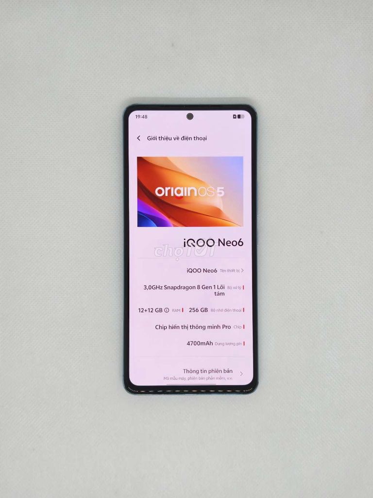 iQOO Neo6 Xanh 12/256GB, full chức năng, có ship. Mua bán Điện thoại tại Quận Thanh Xuân Hà Nội được đăng bởi Đỗ Mạnh Nhuận hình 1