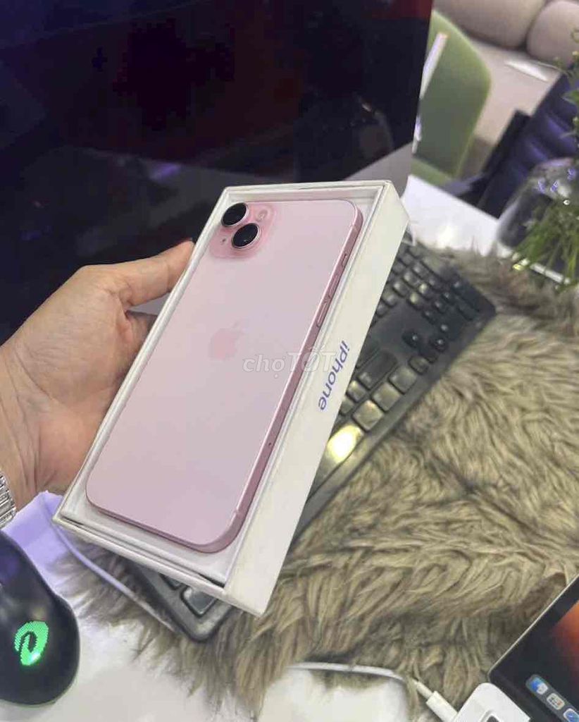 15 Plus 512GB Hồng Quốc tế Mỹ pin 88. Mua bán Điện thoại tại Quận 3 Tp Hồ Chí Minh được đăng bởi Nam Á Mobile hình 1