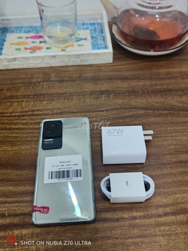 Redmi K50 5G 12/256 Xám sạc 67w có ship COD. Mua bán Điện thoại tại Quận Ba Đình Hà Nội được đăng bởi Android Top hình 1