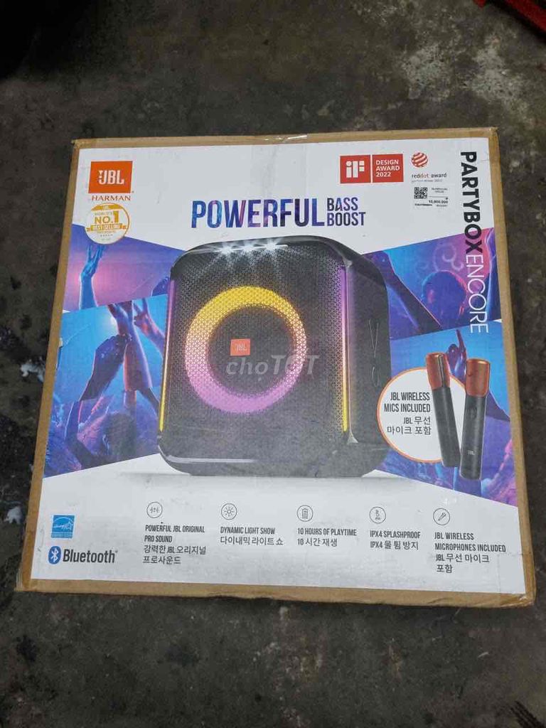 Loa Bluetooth JBL PartyBox Encore(2 Mic). Mua bán Tivi, Âm thanh tại Quận 8 Tp Hồ Chí Minh được đăng bởi Vựa Lướt hình 1