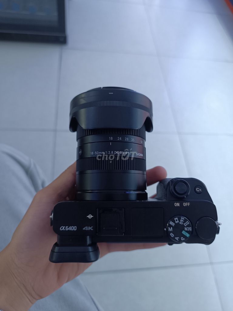Máy ảnh Sony a6400 Sigma 18-50mm f/2.8 Đen. Mua bán Máy ảnh, Máy quay tại Quận 12 Tp Hồ Chí Minh được đăng bởi Hải Long hình 1