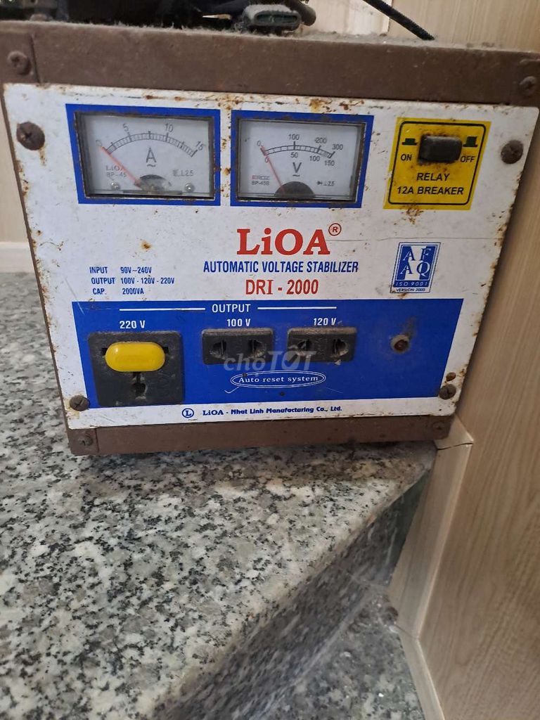 Ổn áp Lioa DRI-2000 Nâu 2000VA. Mua bán Nội thất, đồ gia dụng khác tại Thành phố Nam Định Nam Định được đăng bởi QuangHuy hình 1
