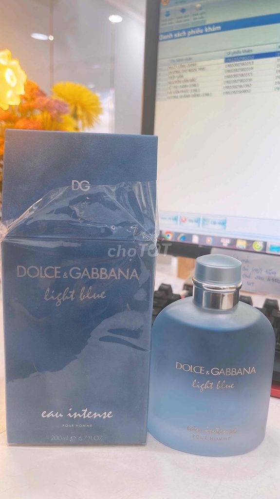 Nước hoa chính hãng D&G light blue 200ml