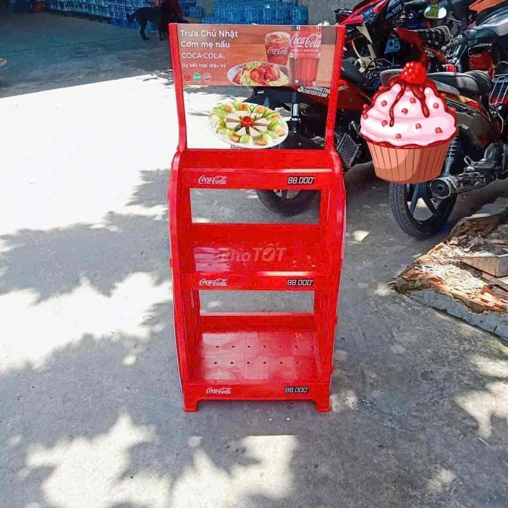 Kệ trưng bày Coca-Cola 3 tầng. Mua bán Tủ, kệ gia đình tại Quận 5 Tp Hồ Chí Minh được đăng bởi Chuyên sỉ phụ kiện điện hình 1