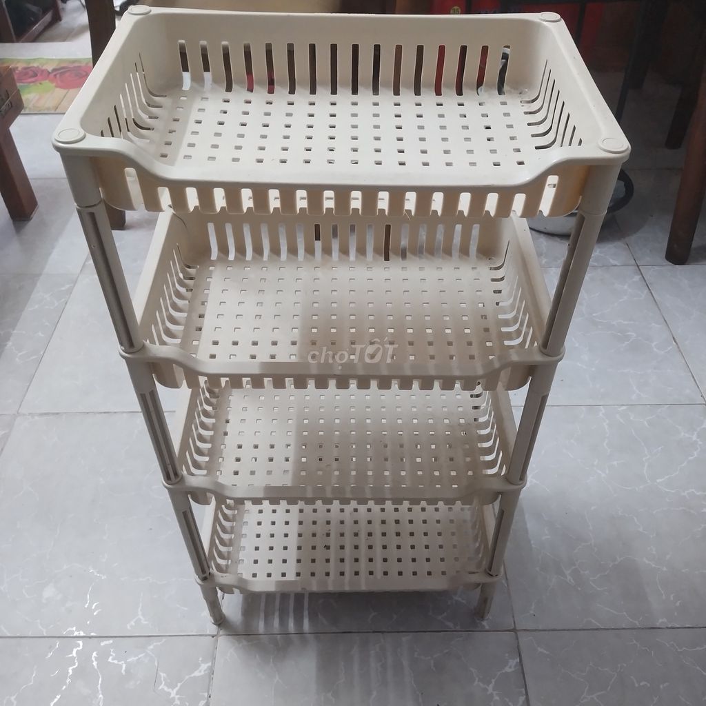 Kệ nhựa màu Kem Mới. Mua bán Tủ, kệ gia đình tại Quận Hoàng Mai Hà Nội được đăng bởi Gi hình 1