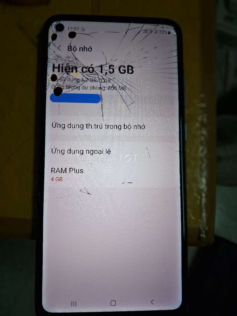 Samsung Galaxy A11 32GB Xanh màn hình nứt. Mua bán Điện thoại tại Thành phố Thủ Đức Tp Hồ Chí Minh được đăng bởi Thái Quốc Dũng hình 1