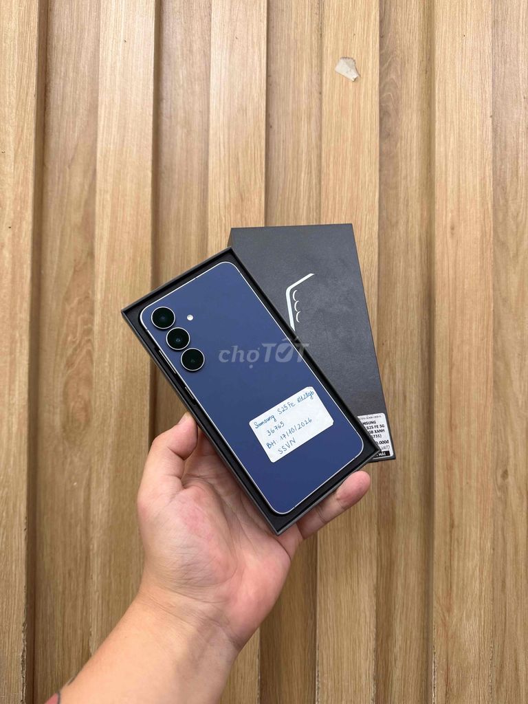 Samsung S25FE 128GB Xanh Việt Nam. Mua bán Điện thoại tại Quận Đống Đa Hà Nội được đăng bởi  HT Mobie Trả góp nợ xáu bao duyệt hình 1