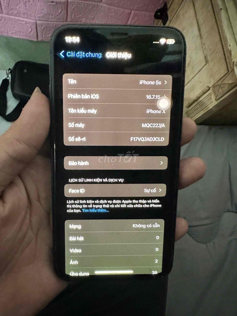 Apple iPhone X 256GB Đen 100%. Mua bán Điện thoại tại Thành phố Thủ Đức Tp Hồ Chí Minh được đăng bởi Minh Thượng hình 1
