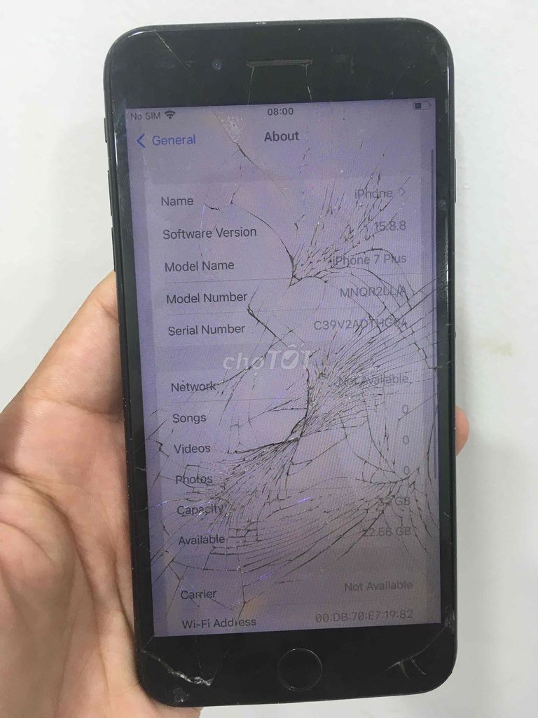 Apple iPhone 7 Plus 32GB Đen Hư màn hình. Mua bán Điện thoại tại Thành phố Thuận An Bình Dương được đăng bởi đặng văn liên hình 1