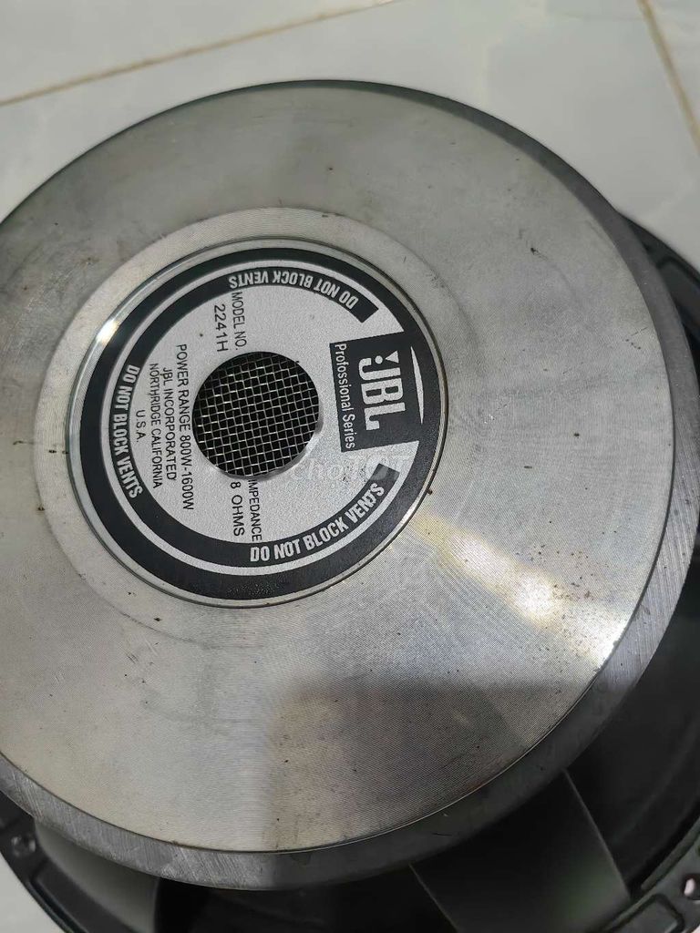 Loa Bass JBL 2241H 8 Ohms Đen. Mua bán Tivi, Âm thanh tại Thành phố Cà Mau Cà Mau được đăng bởi chithanh hình 1
