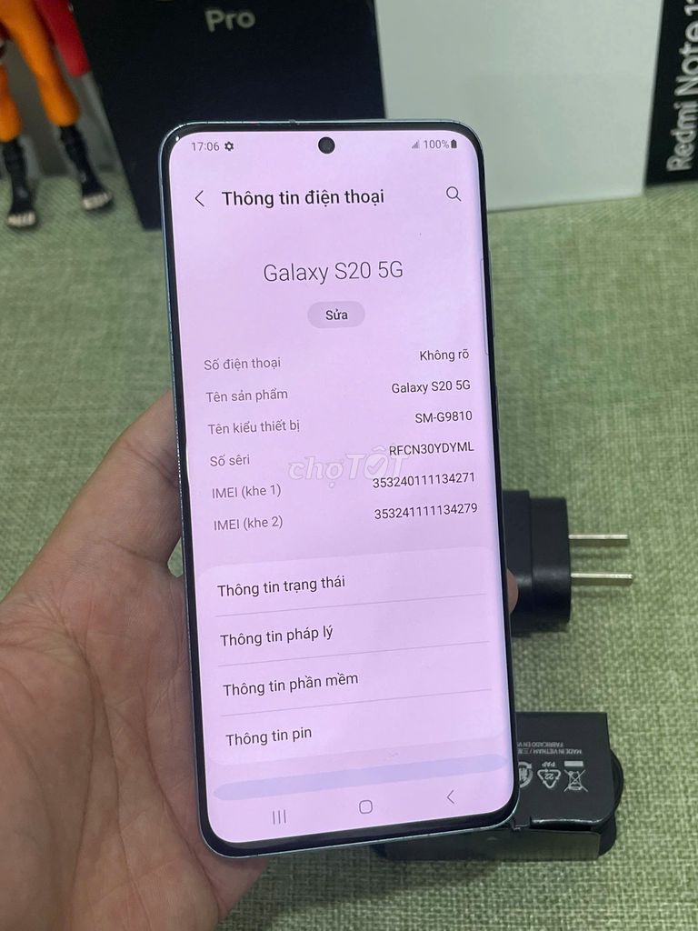 Samsung galaxy S20 12/128 xanh 22.5w TRẢ GÓP - COD. Mua bán Điện thoại tại Quận Hoàng Mai Hà Nội được đăng bởi Trần Ngọc Hiếu hình 6