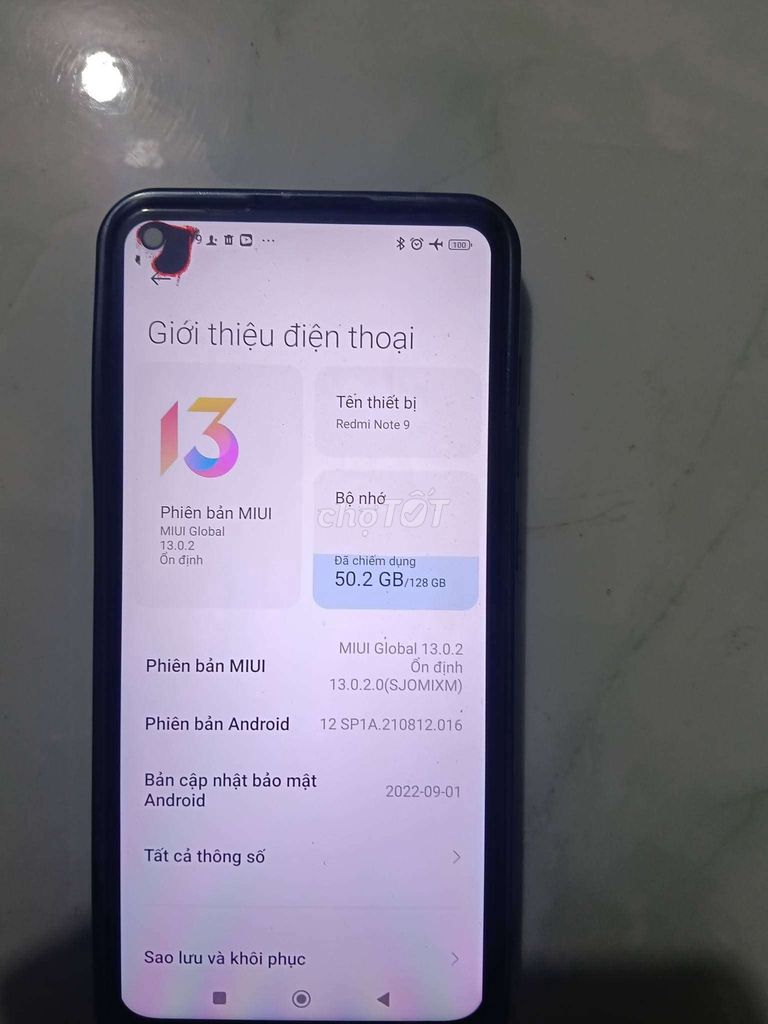 Xiaomi Redmi Note 9 4GB 128GB Xám đen. Mua bán Điện thoại tại Thành phố Quảng Ngãi Quảng Ngãi được đăng bởi ku chương  hình 1