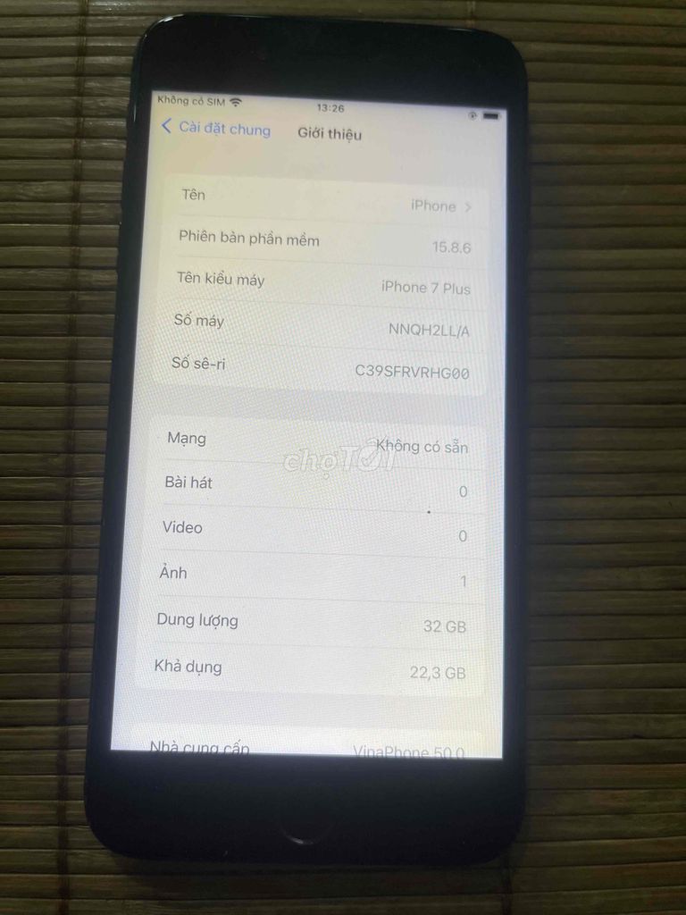 Apple iPhone 7 Plus 32GB Đen. Mua bán Điện thoại tại Quận Cẩm Lệ Đà Nẵng được đăng bởi Thanh hình 1