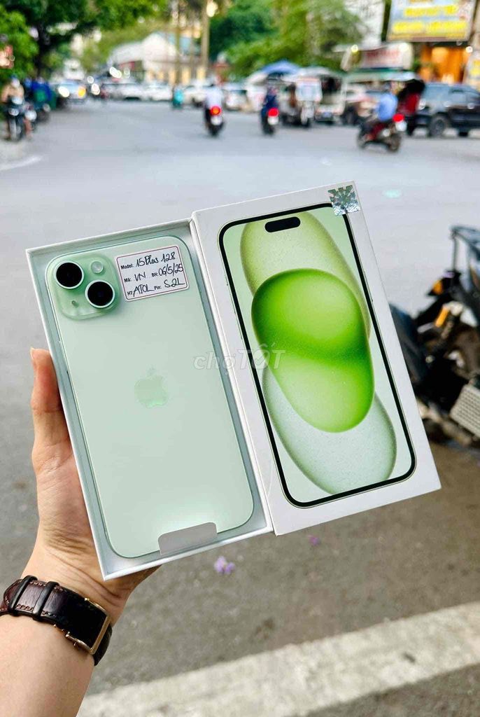 iPhone 15 Plus 128G FULLBOX Green APPLE 02/2025