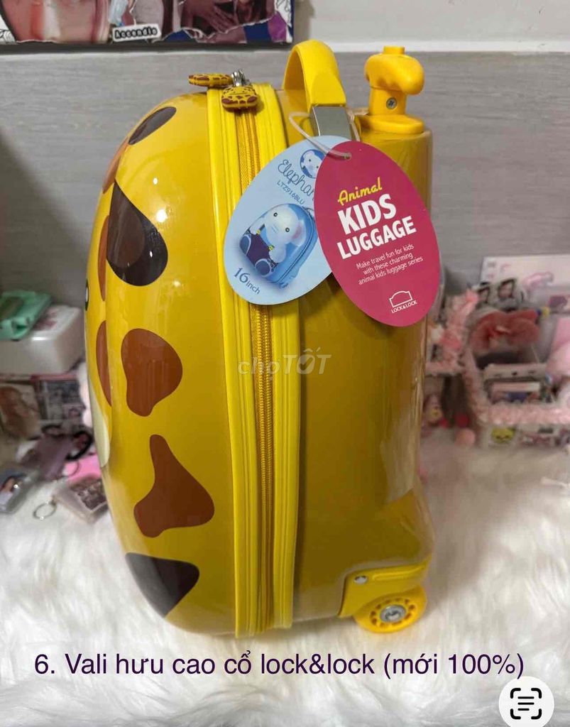 Vali trẻ em Lock&Lock Vàng 16 inch. Mua bán Túi xách tại Quận 3 Tp Hồ Chí Minh được đăng bởi Cường hình 1