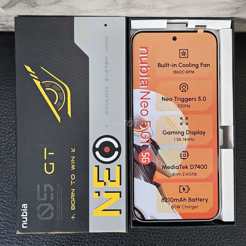 Nubia Neo 5 GT 5G 12GB/256GB Mới 100%. Mua bán Điện thoại tại Quận 3 Tp Hồ Chí Minh được đăng bởi Thai hình 1