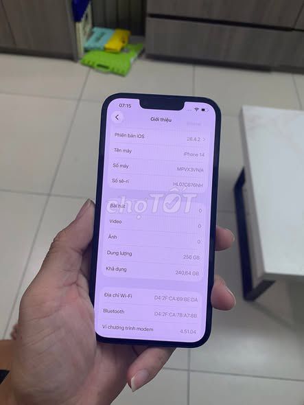 iPhone 14 256GB Đen VNA. Mua bán Điện thoại tại Quận Tân Phú Tp Hồ Chí Minh được đăng bởi Hội Đồ Điện Tử hình 1