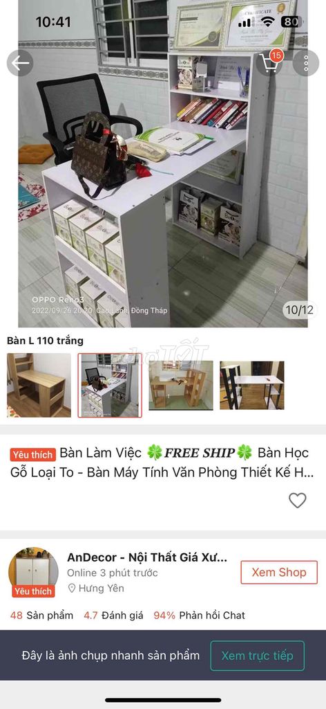 Bàn học còn mới 95%-Thủ đức