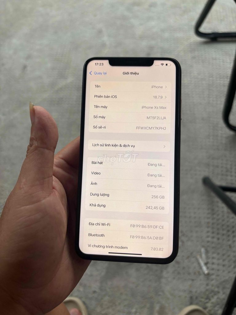 iPhone XS Max 256GB Hồng Đã dùng. Mua bán Điện thoại tại Thành phố Thuận An Bình Dương được đăng bởi Trung Apple Ko bán góp hình 1