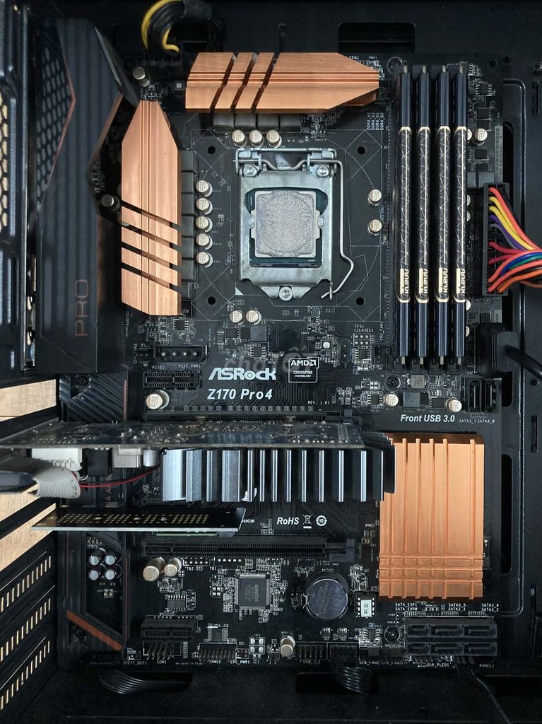 Combo Asrock Z170 Pro4 & i3-9100F. Mua bán Linh kiện (RAM, Card...) tại Quận 12 Tp Hồ Chí Minh được đăng bởi Samstag hình 1