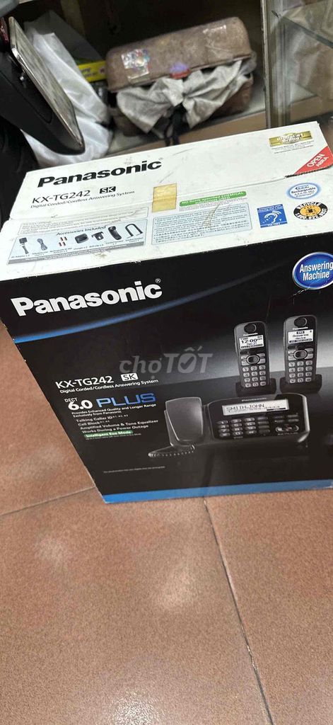 Điện thoại bàn Panasonic KX-TG242 SK Đen. Mua bán Điện thoại tại Quận 5 Tp Hồ Chí Minh được đăng bởi Nguyễn Thuận Phát hình 1