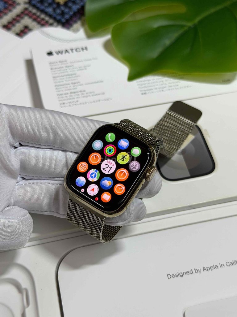 Apple Watch Series 8 41 Thép gold. milan zin. Mua bán Thiết bị đeo thông minh tại Quận 10 Tp Hồ Chí Minh được đăng bởi  Hoa Nhung Apple hình 1