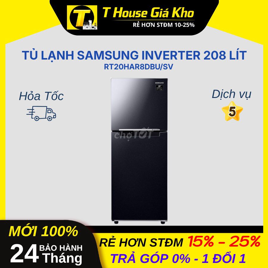Tủ Lạnh Samsung Inverter 208 Lít Mới 100%. Mua bán Tủ lạnh tại Quận Bình Thạnh Tp Hồ Chí Minh được đăng bởi T HOUSE GIÁ KHO hình 1
