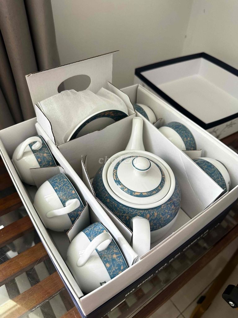 Bộ ấm trà Minh Long Gốm sứ Mới. Mua bán Nội thất, đồ gia dụng khác tại Huyện Long Thành Đồng Nai được đăng bởi Lê Huy hình 1