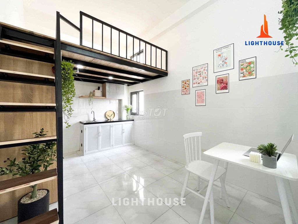 Phòng có gác rộng ở dc 3-4 người gần Hàng Xanh