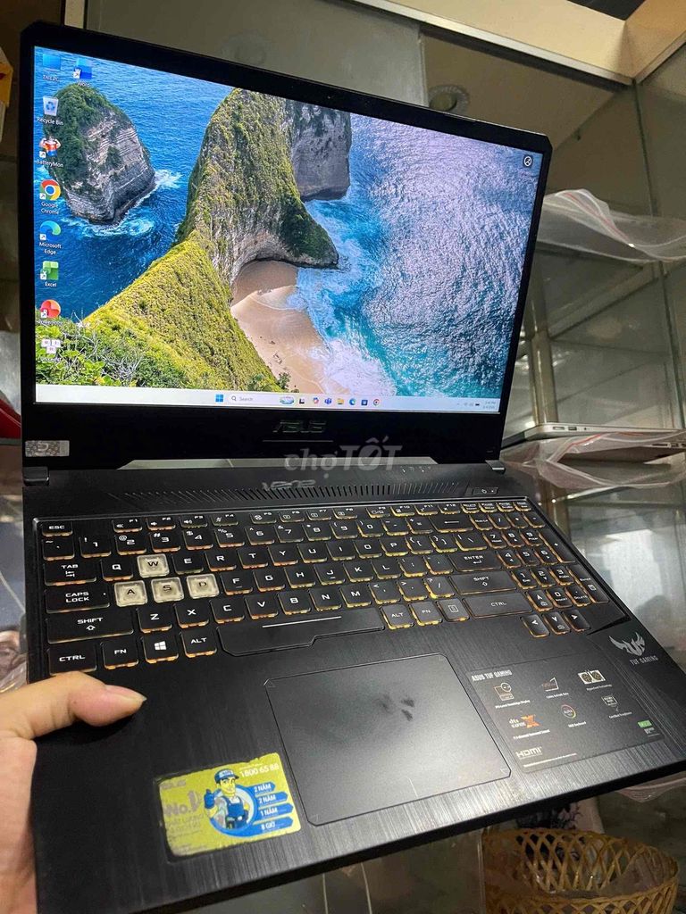 Asus TUF Gaming FX505DT Ryzen 5 card gtx1650. Mua bán Laptop tại Quận Gò Vấp Tp Hồ Chí Minh được đăng bởi Thanh lí cầm đồ hình 1