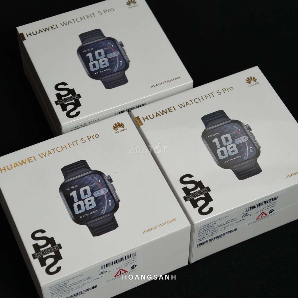Huawei Fit 5 Pro Đen Chính Hãng Newseal Bh 12 th. Mua bán Thiết bị đeo thông minh tại Quận 11 Tp Hồ Chí Minh được đăng bởi HOÀNG SANH SPORTS hình 1