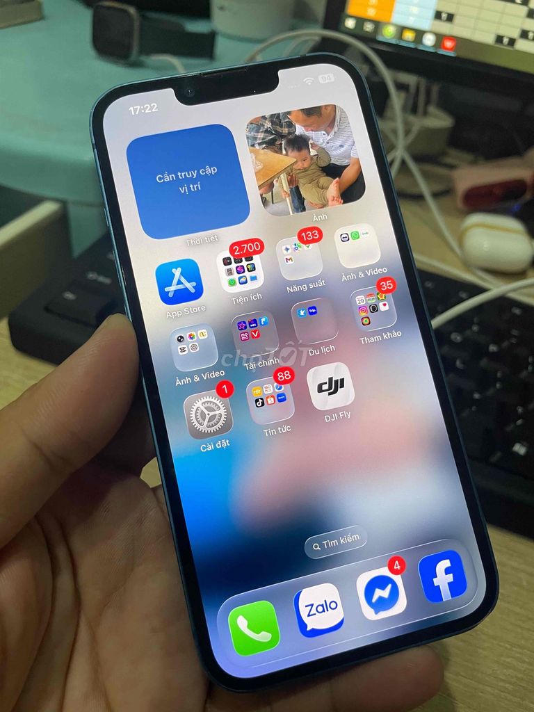 iPhone 13 128GB Xanh dương Zin đẹp. Mua bán Điện thoại tại Thành phố Long Xuyên An Giang được đăng bởi Mê Công Nghệ hình 1