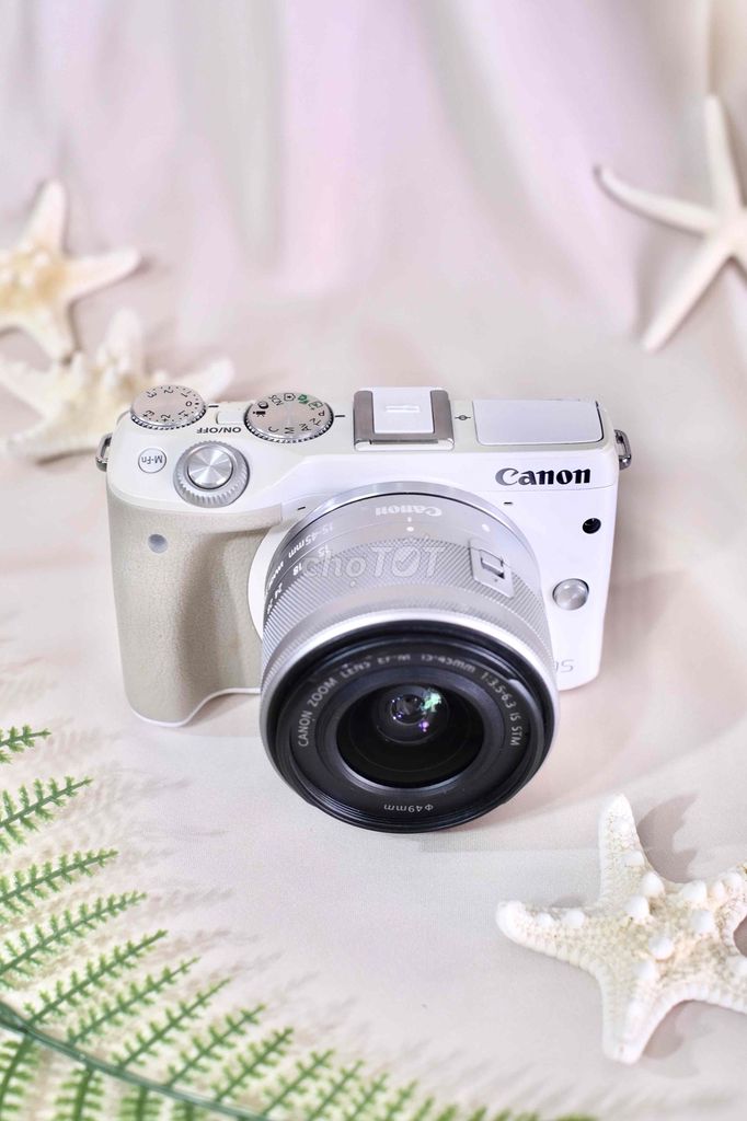 Máy ảnh Canon M3 Trắng 15-45mm. Mua bán Máy ảnh, Máy quay tại Huyện Định Quán Đồng Nai được đăng bởi Máy Ảnh Compact Đồng Nai hình 1