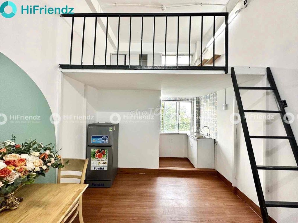 CHO THUÊ PHÒNG CÓ GÁC CAO 2mét RỘNG CỬA SỔ TRỜI GẦN CHỢ AN NHƠN