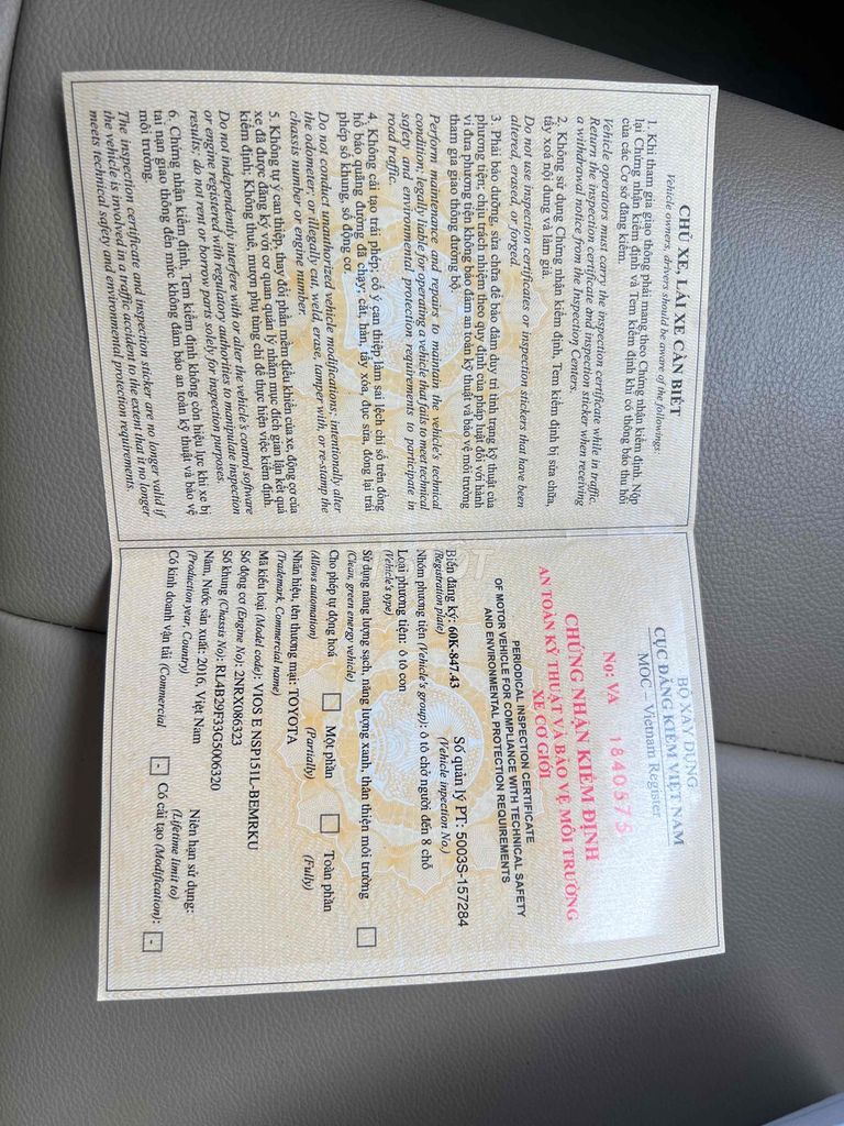 Toyota vios 1.5 MT. Mua bán Ô tô tại Thành phố Biên Hòa Đồng Nai được đăng bởi Tiến Nam hình 14